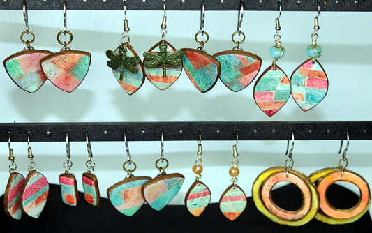 Autumnal Dragonfly Earrings