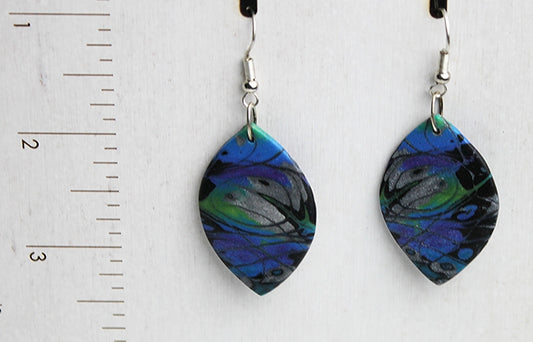 Blue Magic Marquise Earrings