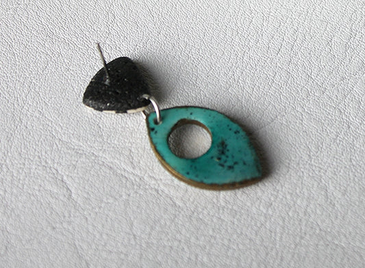 Turquoise Marquise Statement Earrings