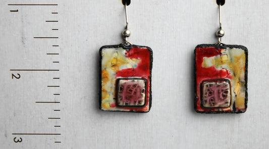 Hot Streets - Paving Stone Earrings