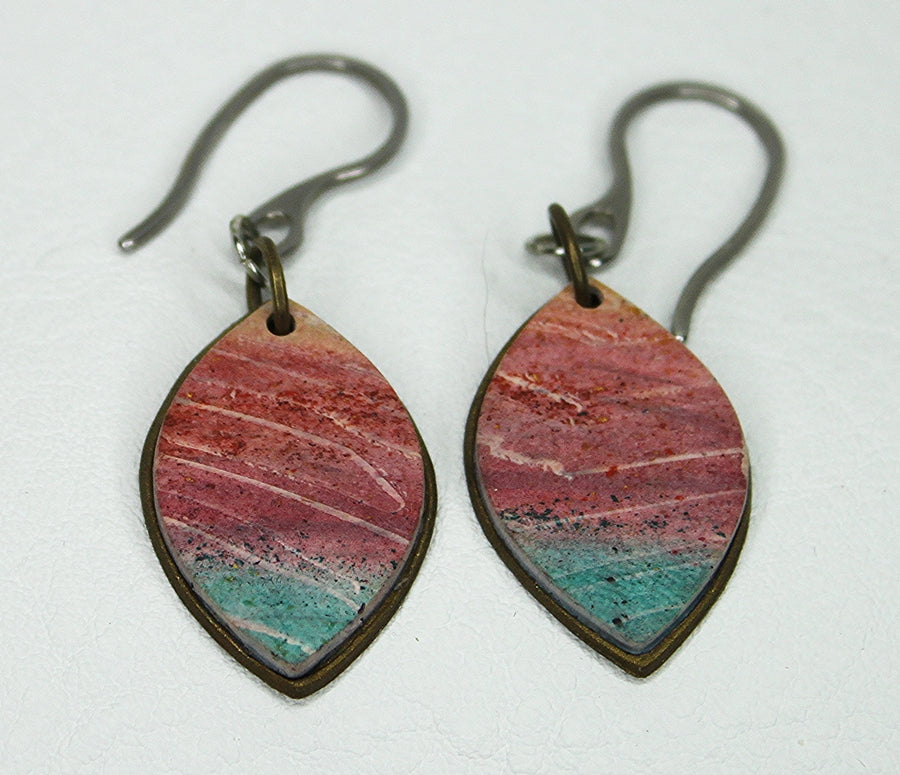 Rustic Fusion Marquise Earrings