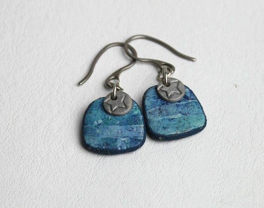 Stonewashed Stripes Little Trapezoids with Star