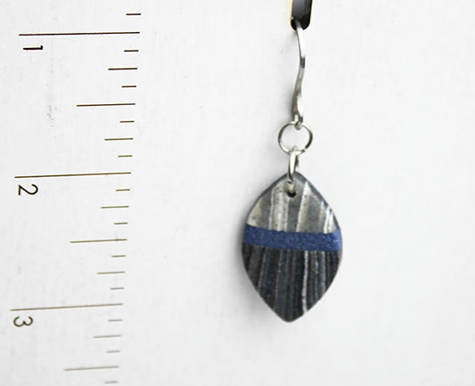 Urban Street Stripes - Marquise Earrings