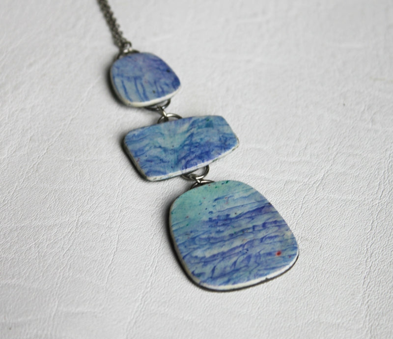 Fish In The Water - Cascading Pendant Necklace