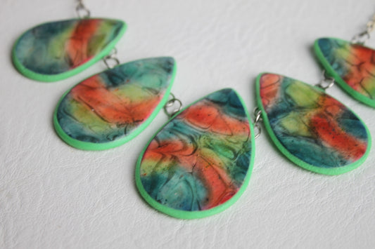 Tropical Currents Teardrop Necklace