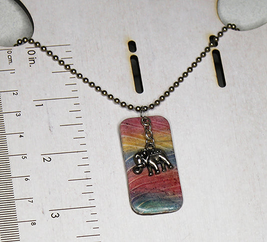 All the Angles Sunset Pendant Necklace