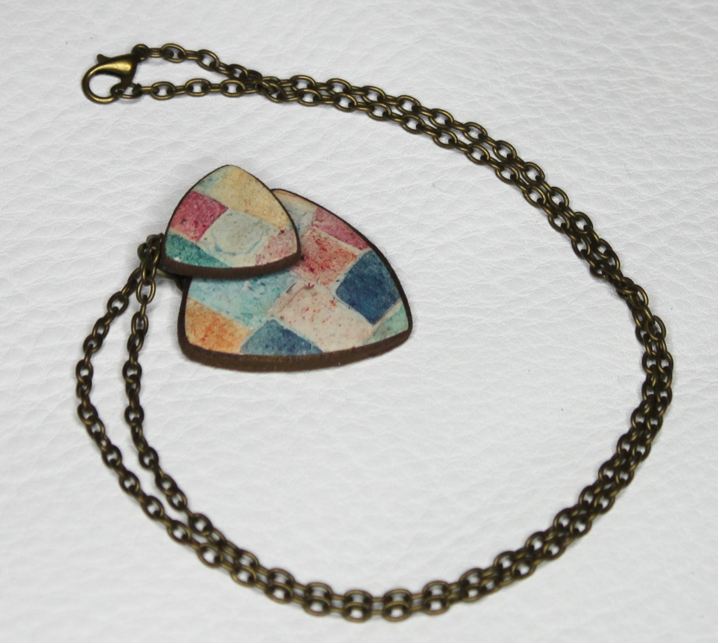 Piggyback Patchwork Pendant.