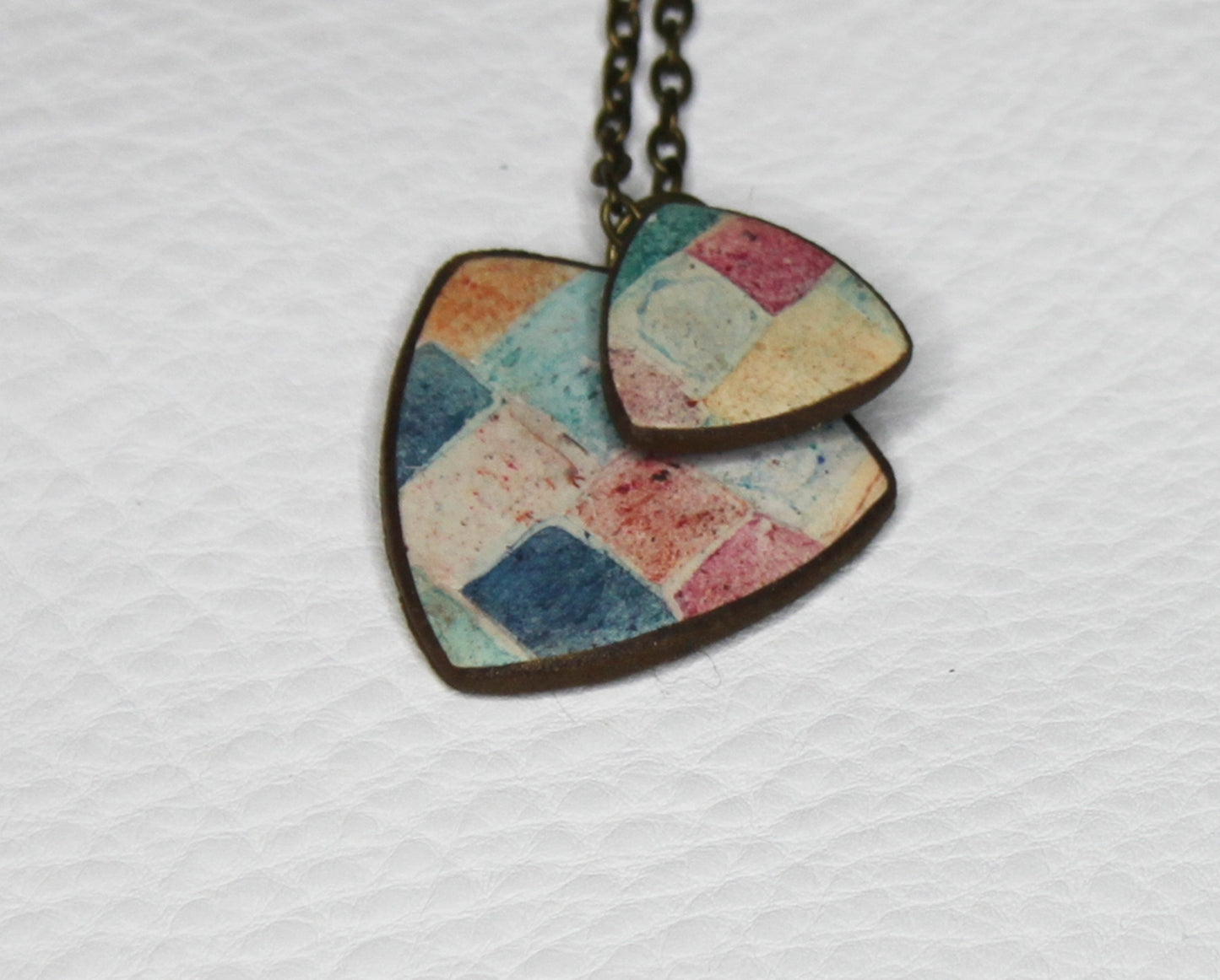 Piggyback Patchwork Pendant.