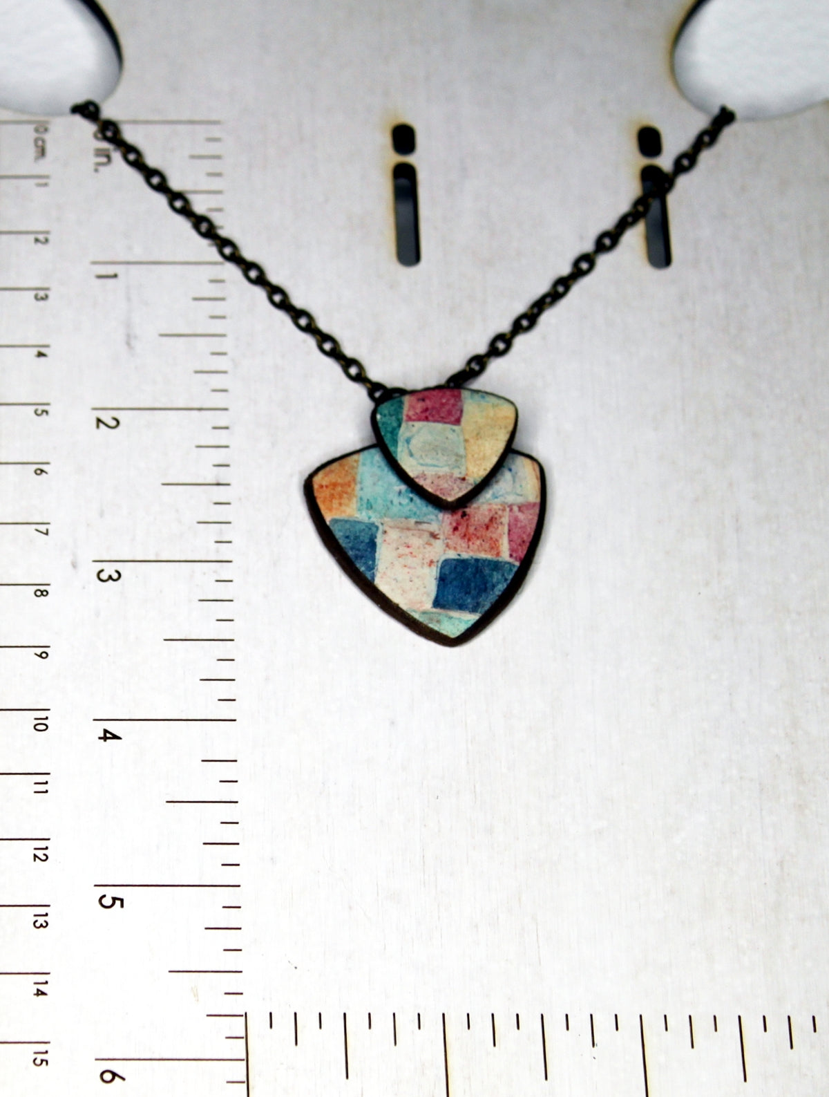 Piggyback Patchwork Pendant.