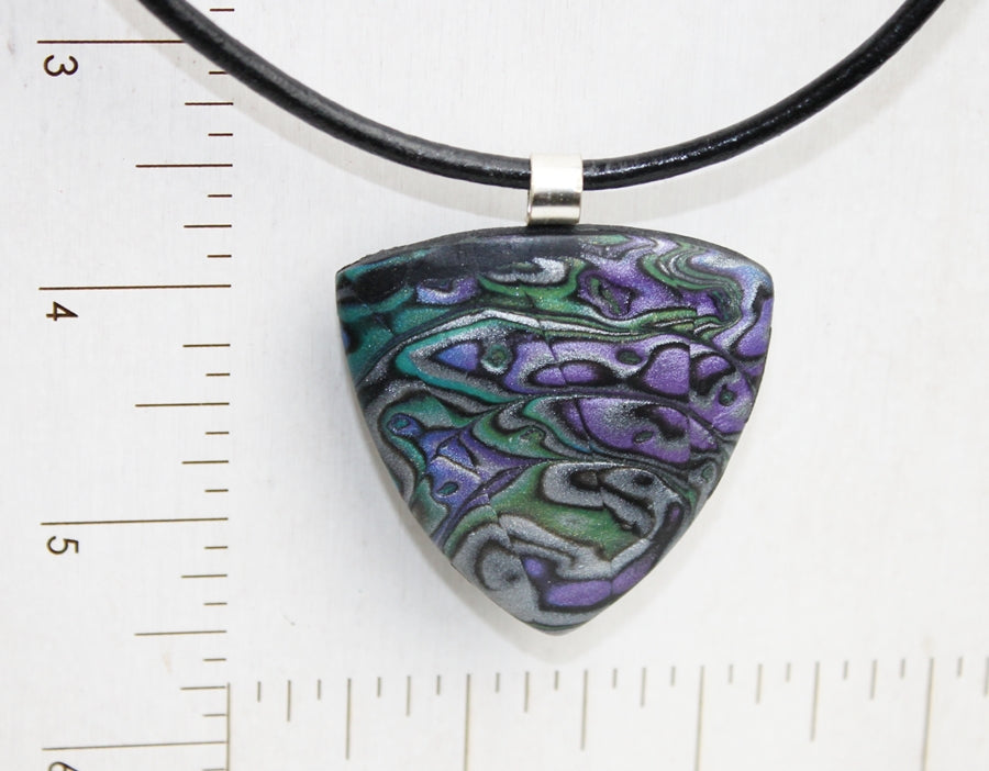 Twilight Meditation - Triangle Pendant