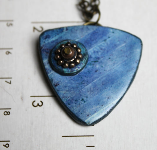 Denim Streets Pendant Necklace