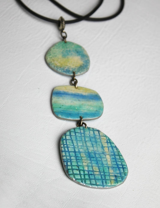 Summer's Embrace - Double Sided Trio Pendant