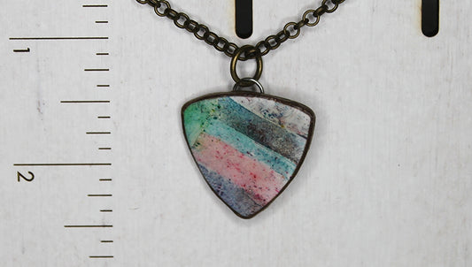Gritty Street - Small Triangle Pendant Necklace