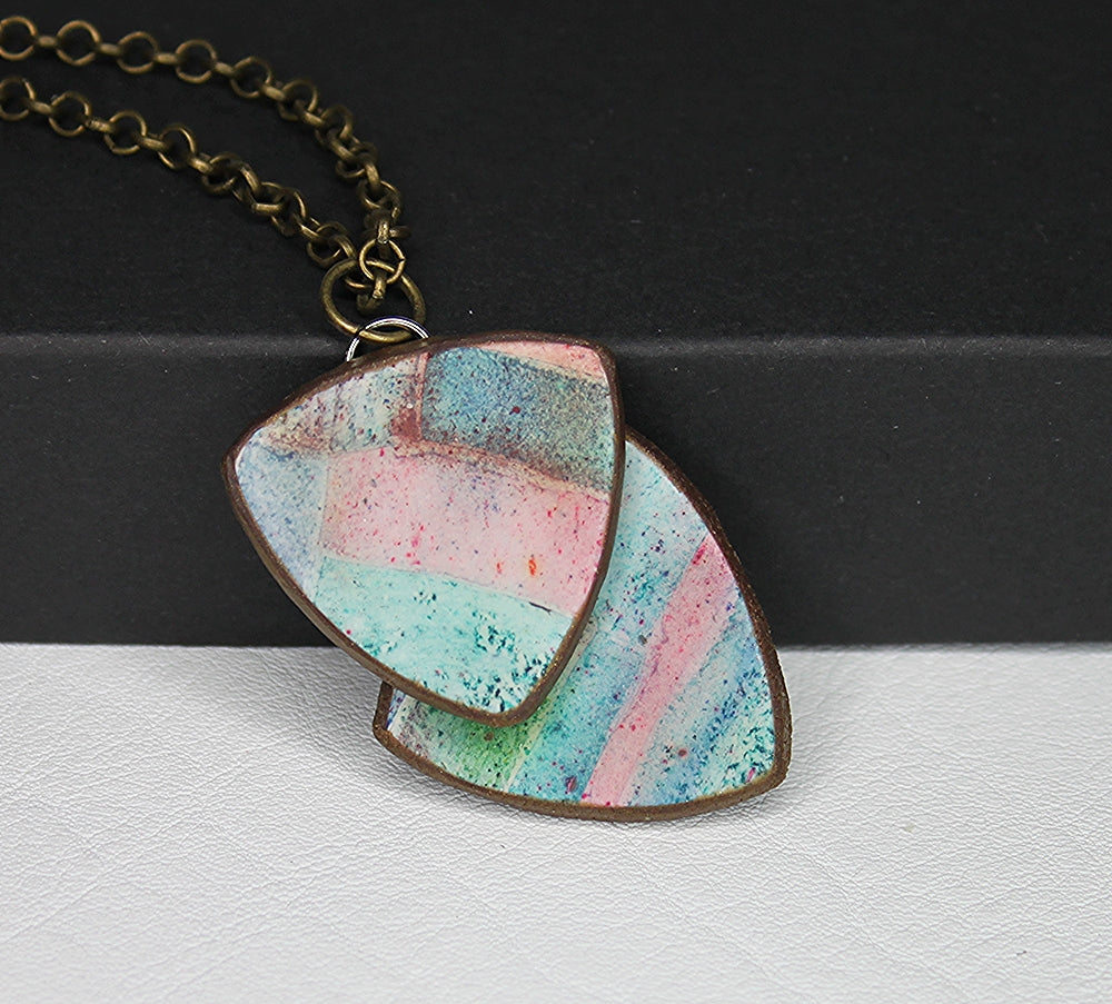 Triangle Swing Pendant Necklace