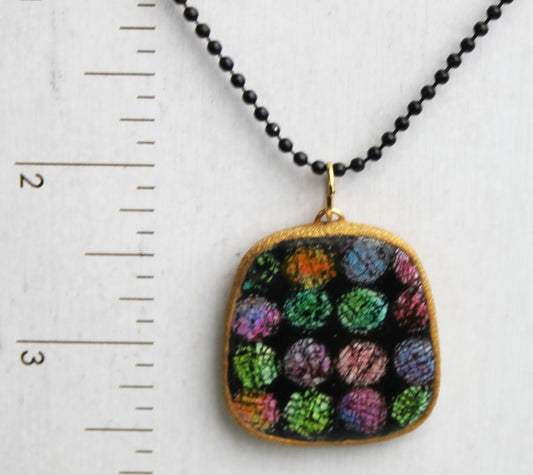 Jeweled Rhythm Trapezoid Pendant