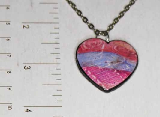2 Seasons Swirly Heart Pendant Necklace