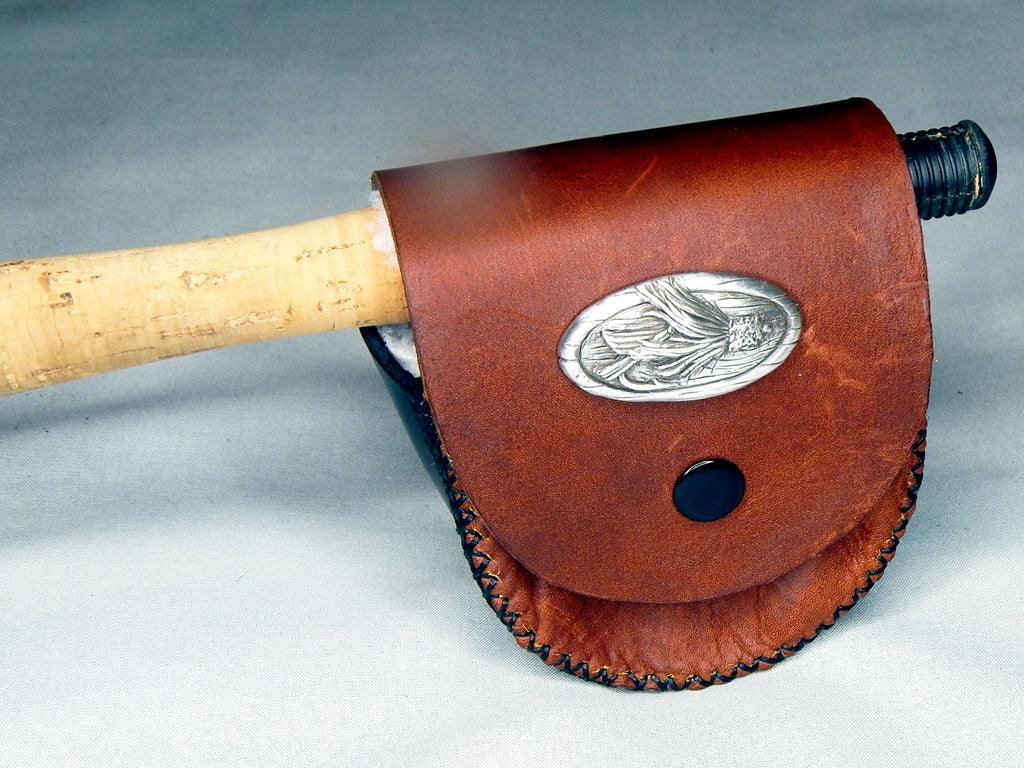 Leather Fly Reel Case