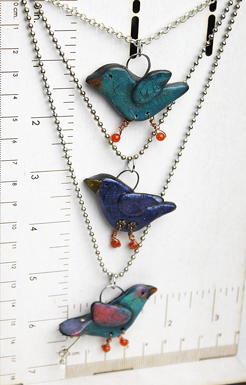 For the Birds Pendant Necklace