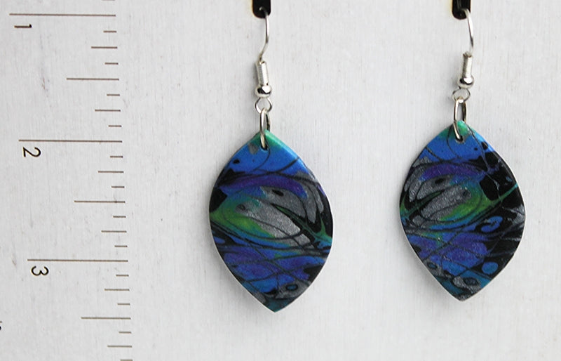 Blue Magic Marquise Earrings