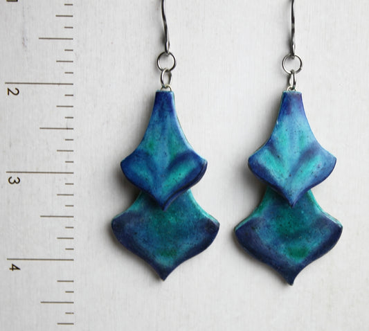 Blueberry Mist - Free Moving Earrings