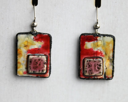 Hot Streets - Paving Stone Earrings