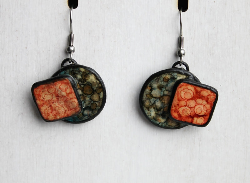 Street Corner - Paving Stone Earrings