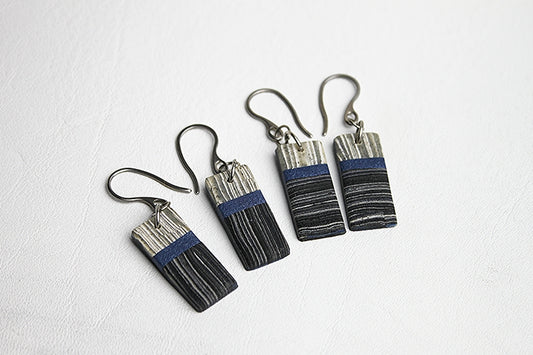 Urban Street Stripes - Rectangle Earrings