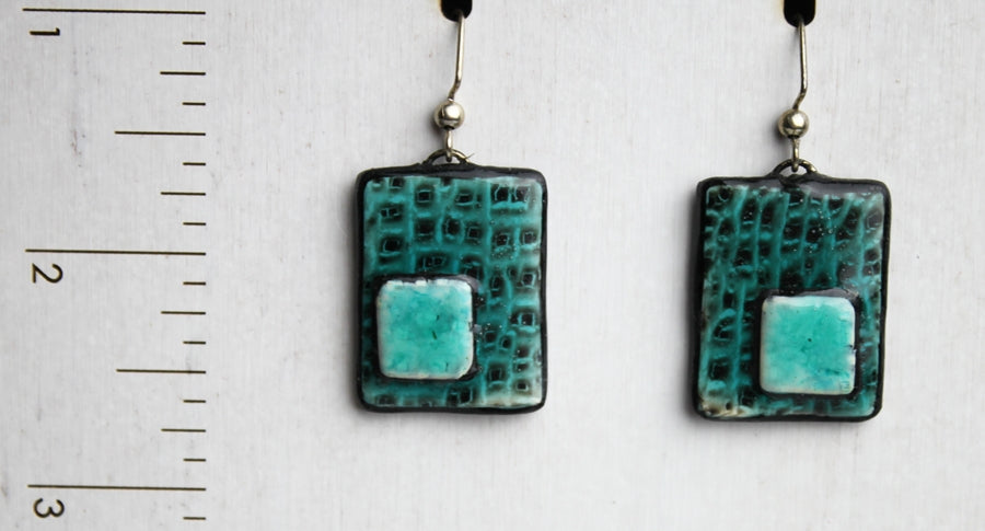 Wet Streets - Paving Stone Earrings