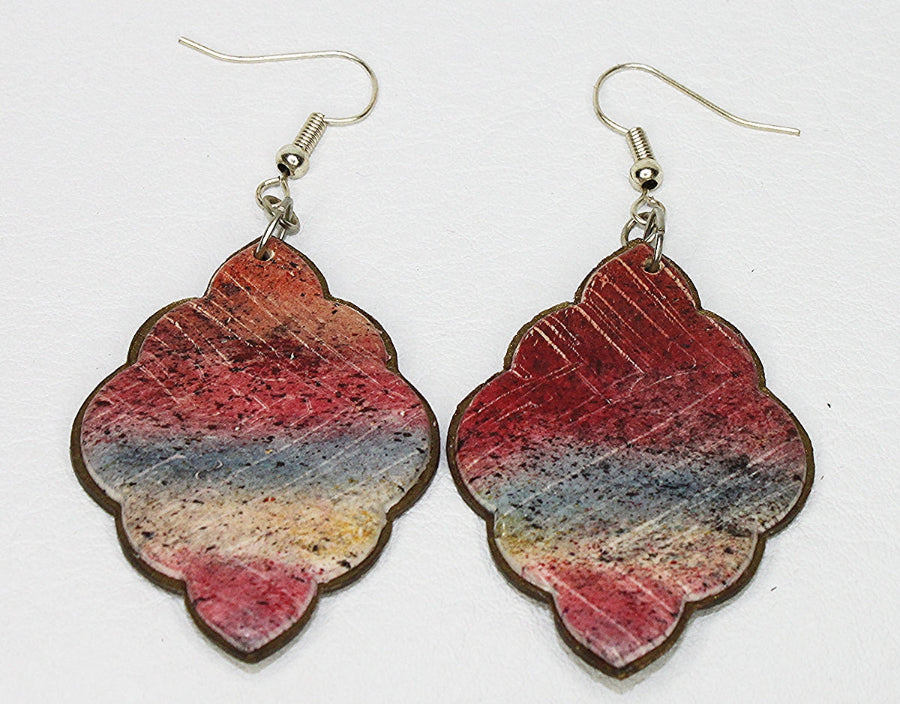 Stormy Seas Ornamental Earrings