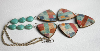 Autumn Patchwork Necklace