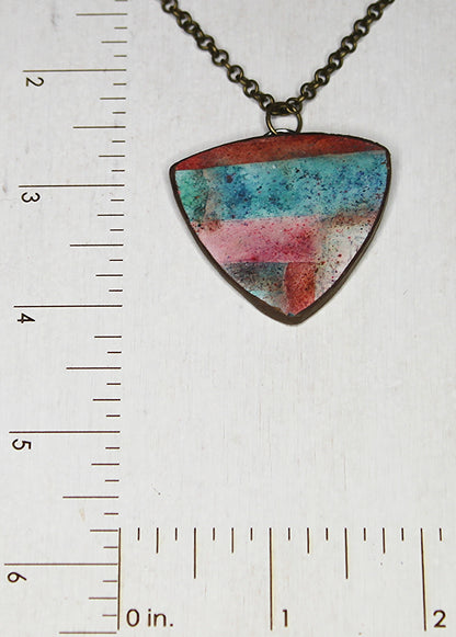 Autumn Horizon Triangle Pendant