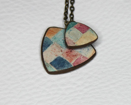 Piggyback Patchwork Pendant.