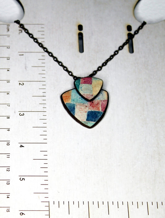 Piggyback Patchwork Pendant.