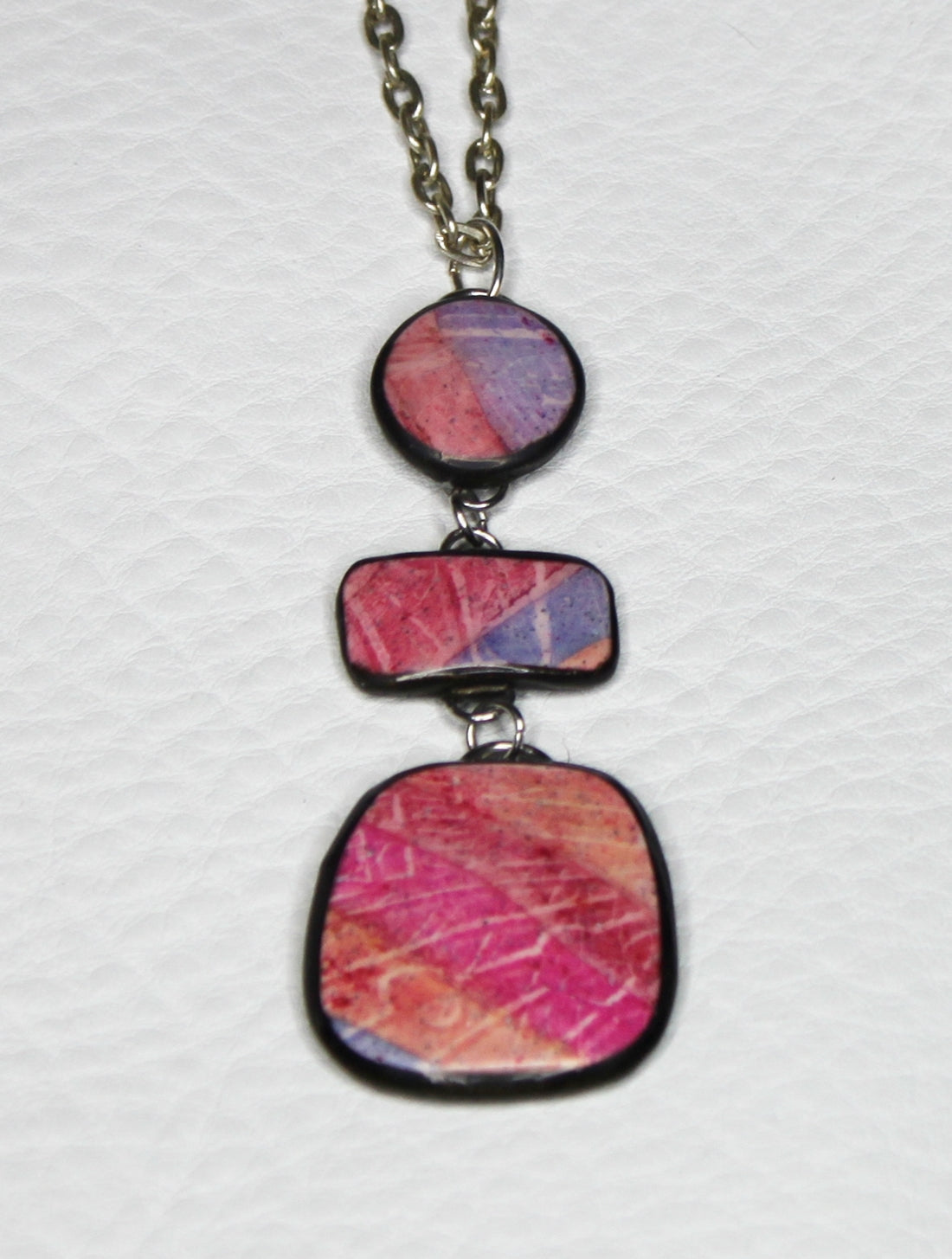 Late Summer Mod Trio Pendant Necklace