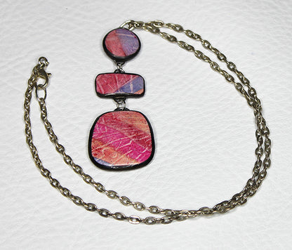 Late Summer Mod Trio Pendant Necklace