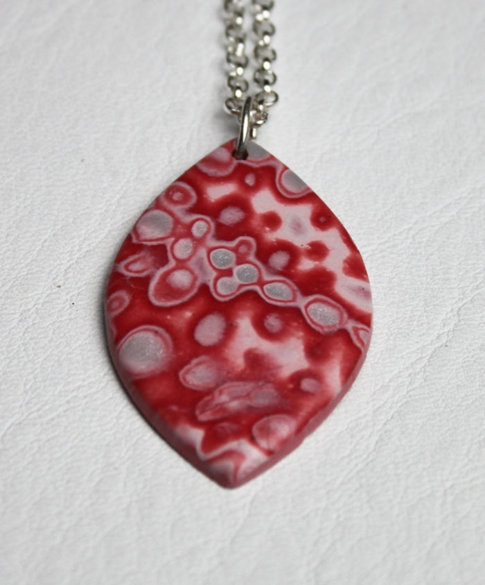 Bubble and Fizz Marquise Pendant Necklace