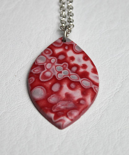 Bubble and Fizz Marquise Pendant Necklace