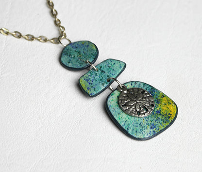 Ocean's Memory - Trio Pendant Necklace