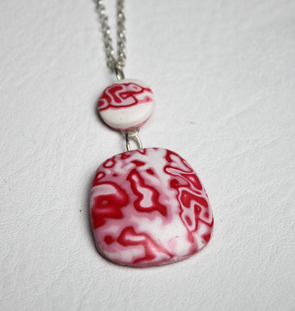 Coral Reef in Pink - Pendant Necklace