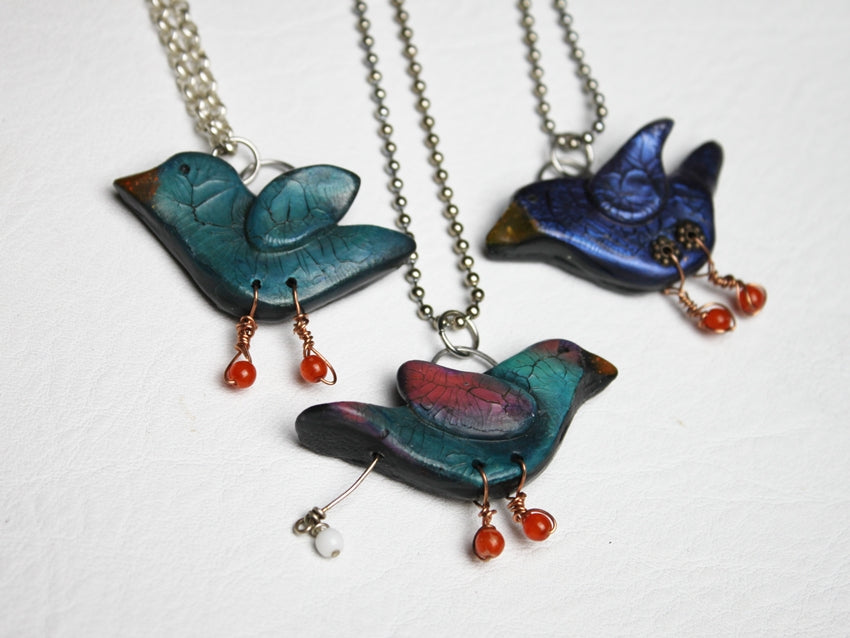 For the Birds Pendant Necklace
