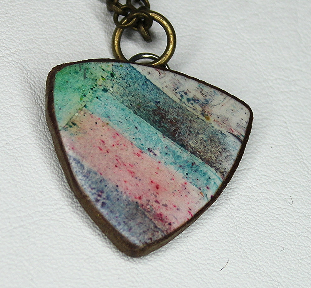 Gritty Street - Small Triangle Pendant Necklace