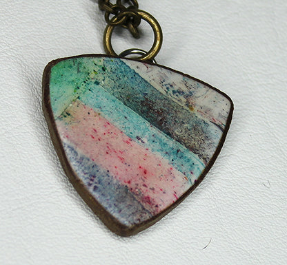 Gritty Street - Small Triangle Pendant Necklace