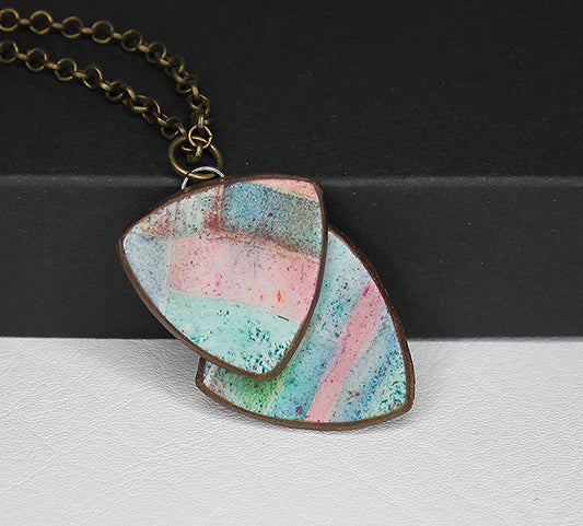 Triangle Swing Pendant Necklace