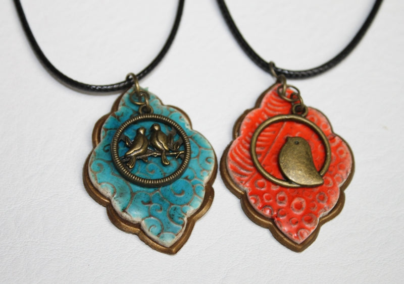 Rustic Ornaments Pendant Necklace Collection 1