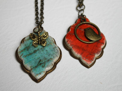 Rustic Ornament Pendant Necklace Collection 3