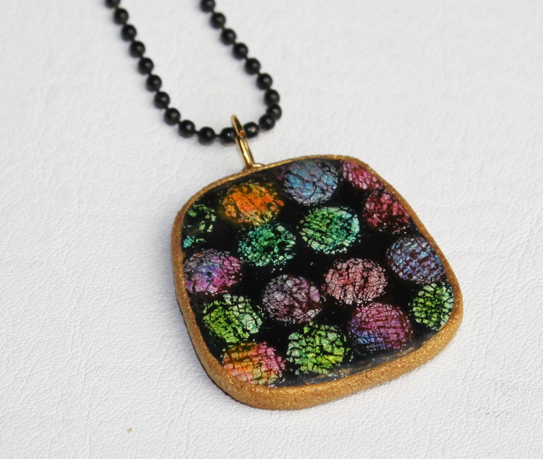 Jeweled Rhythm Trapezoid Pendant