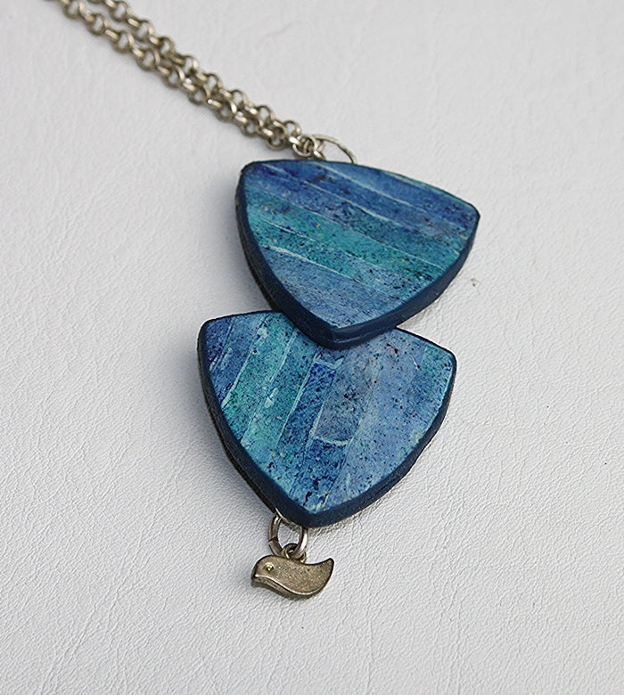 Stonewashed Stripes Swing Pendant Duo