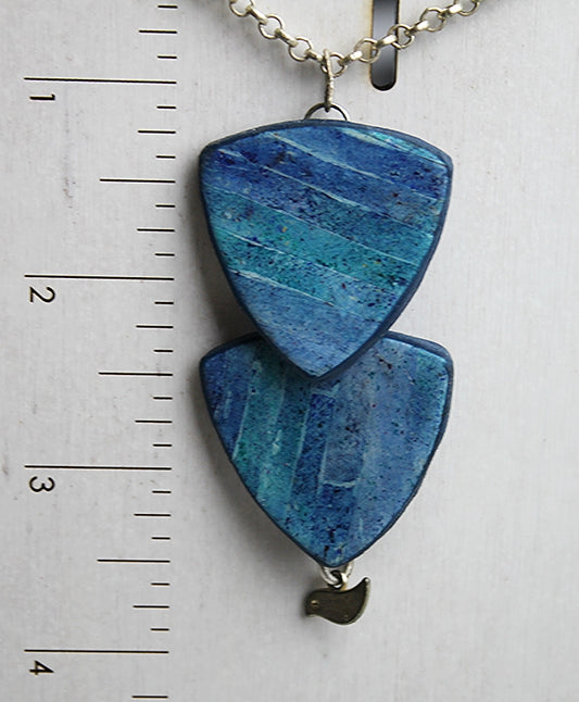 Stonewashed Stripes Swing Pendant Duo